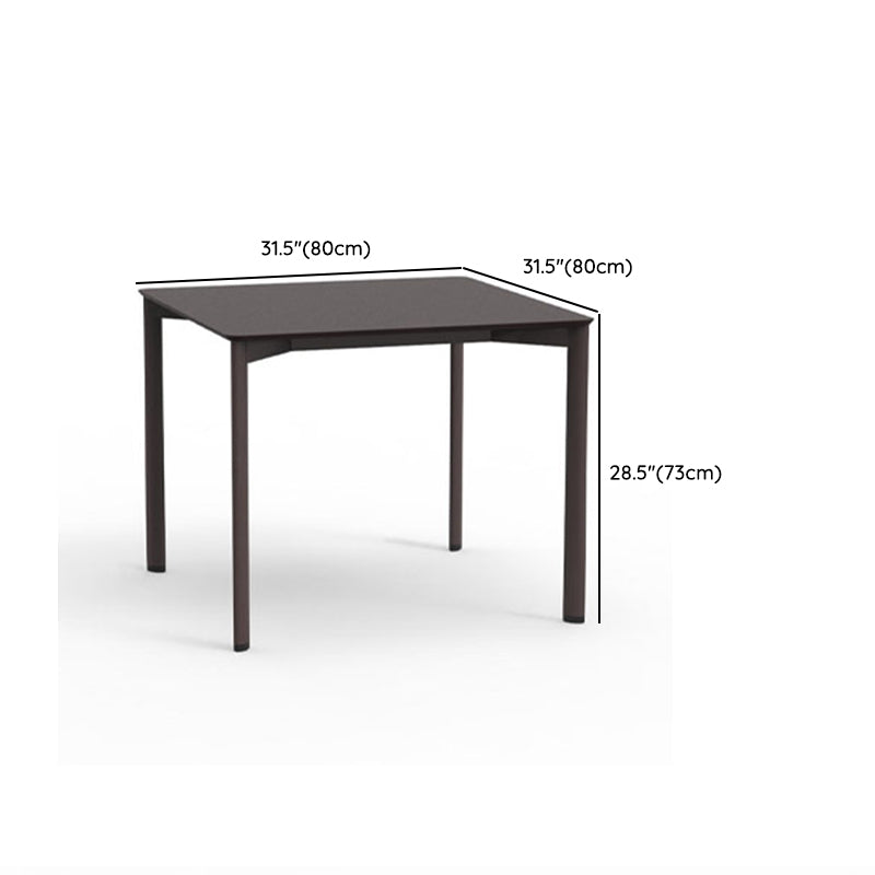 Matte Finish Boho Dining Set 1/2/7 Pcs Stone Dining Table Set