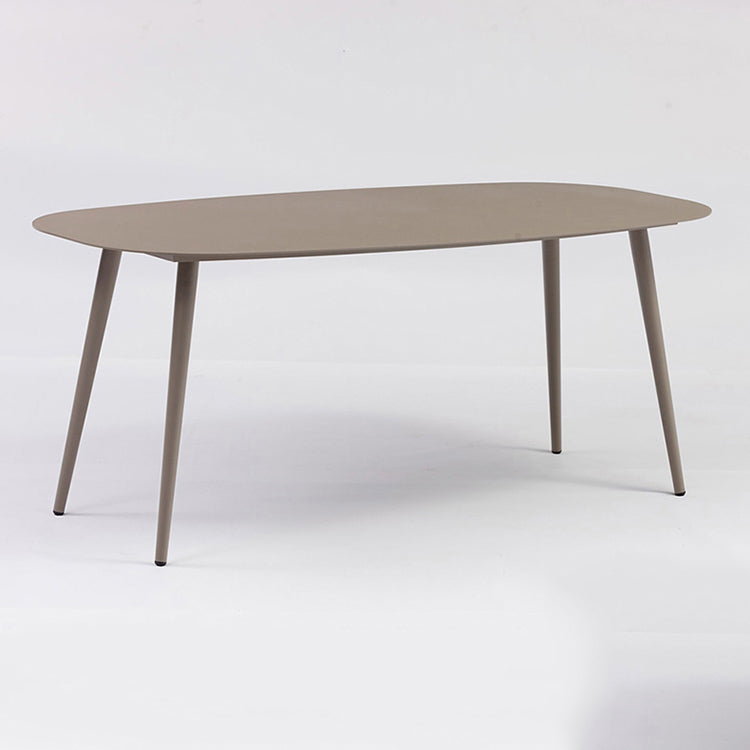 Outdoor Boho Dining Table Set 1/2/3/7 Pcs Metal and Stone Dining Set