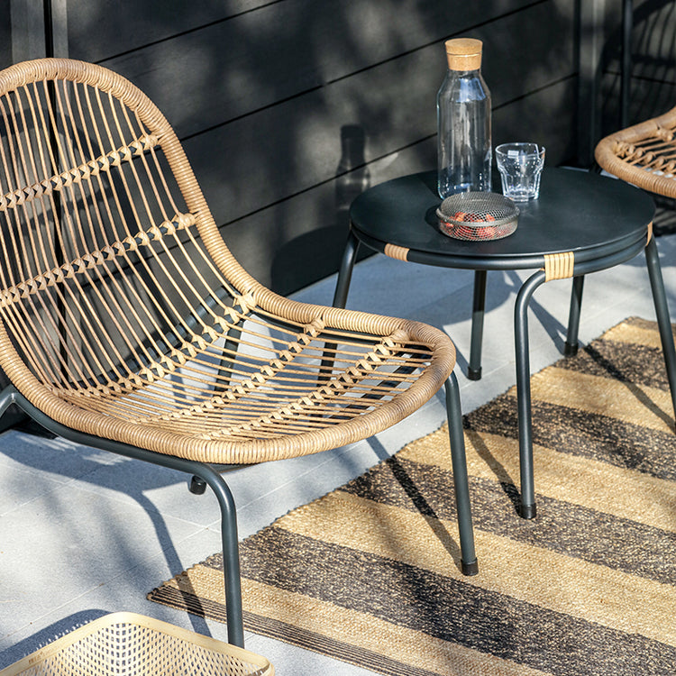 Modern Style Bistro Set Wicker Round 2/3 Pieces Bistro Table Set