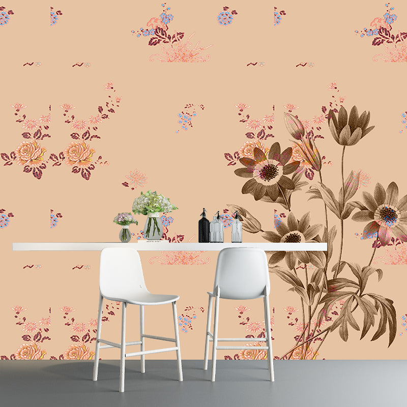 Environmental Plant Illustration Wall Mural Wallpaper Bedroom Wall Mural