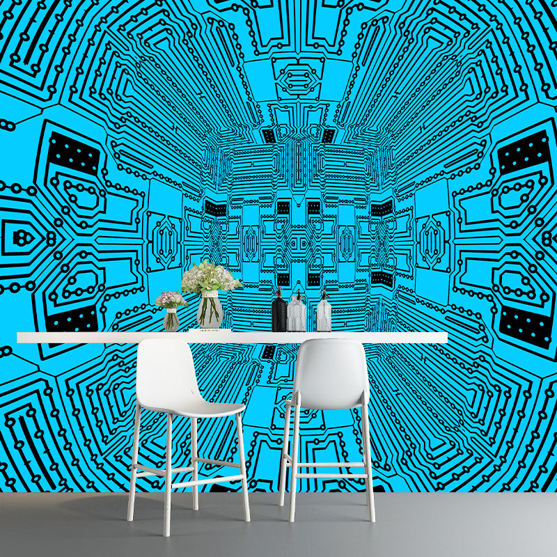 Washable Mural Wallpaper Geometry IllustrationIndoor Wall Mural