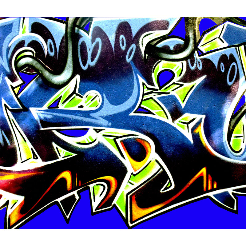 Abstract Painting Illustration Mural Mildew Resistant Wallpaper Sleeping Room Wall Mural