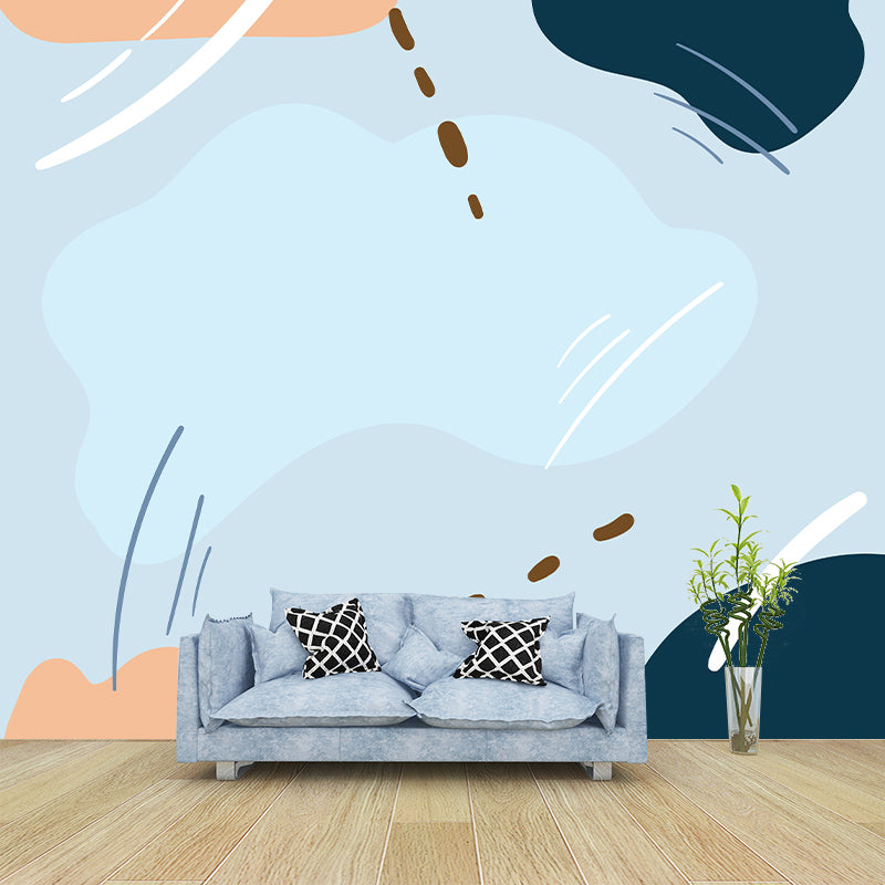 Illustration Stain Resistant Mural Wallpaper Abstract Painting Living Room Wall Mural