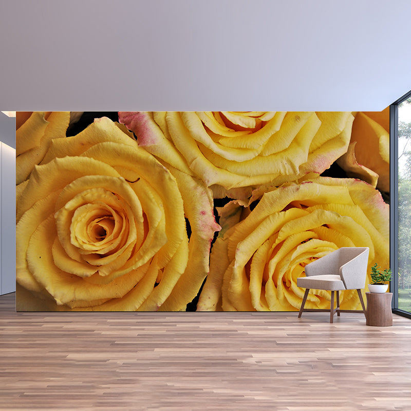 Flowers Photography Wallpaper Environment Friendly Mildew Resistant Indoor Wall Mural
