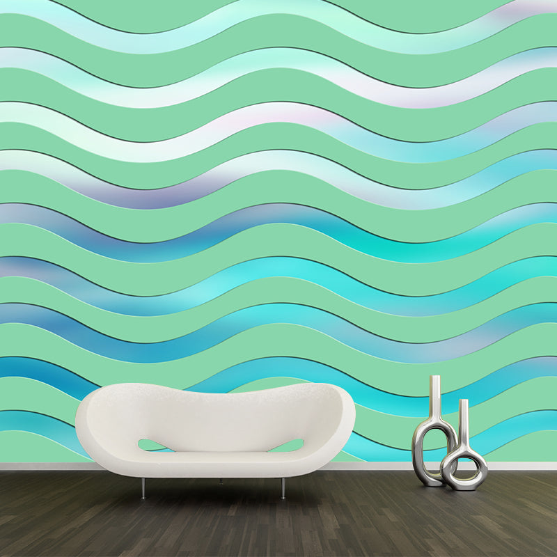 Modern Illustration Mural Wallpaper Abstract Sitting Room Wall Mural