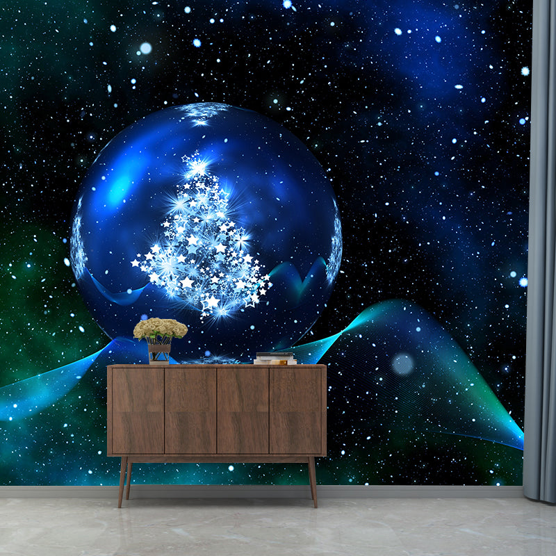 Starry Sky Mural Wallpaper Environment Friendly Living Room Wall Mural