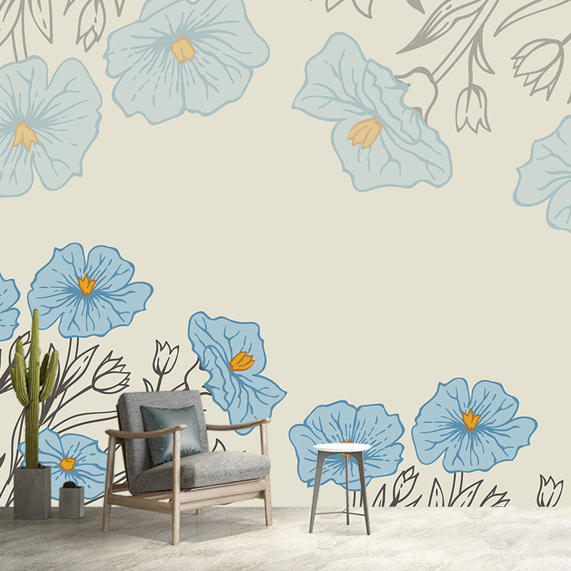 Environment Friendly Mural Wallpaper Plant Bedroom Wall Mural