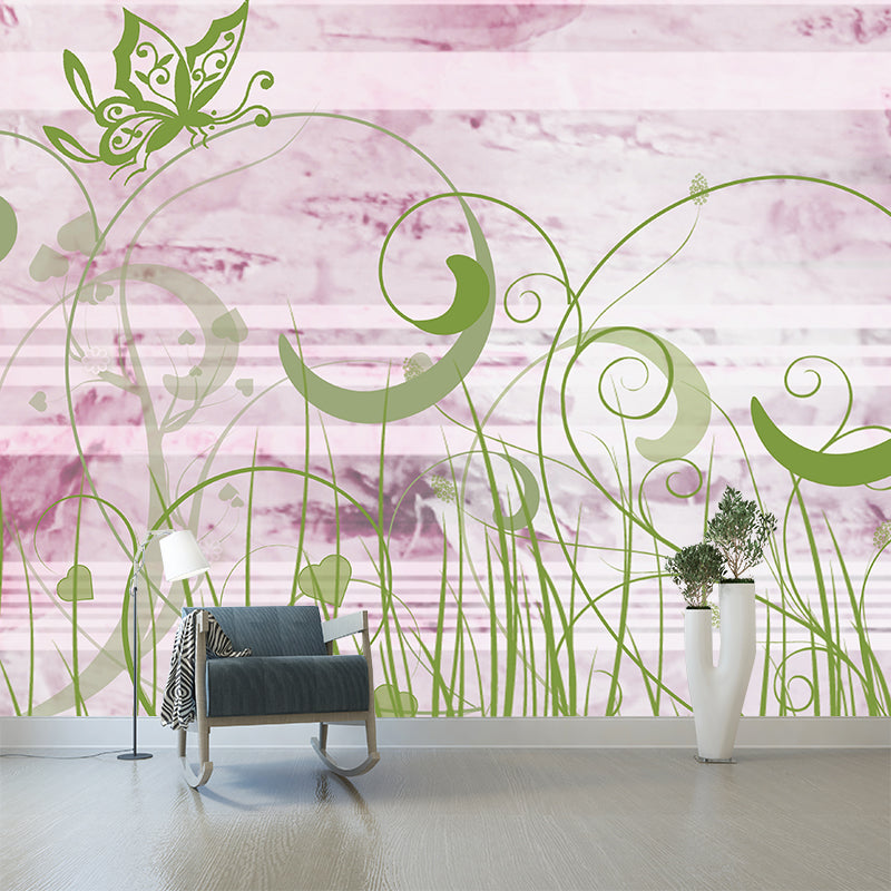 Environment Friendly Mural Wallpaper Plant Bedroom Wall Mural