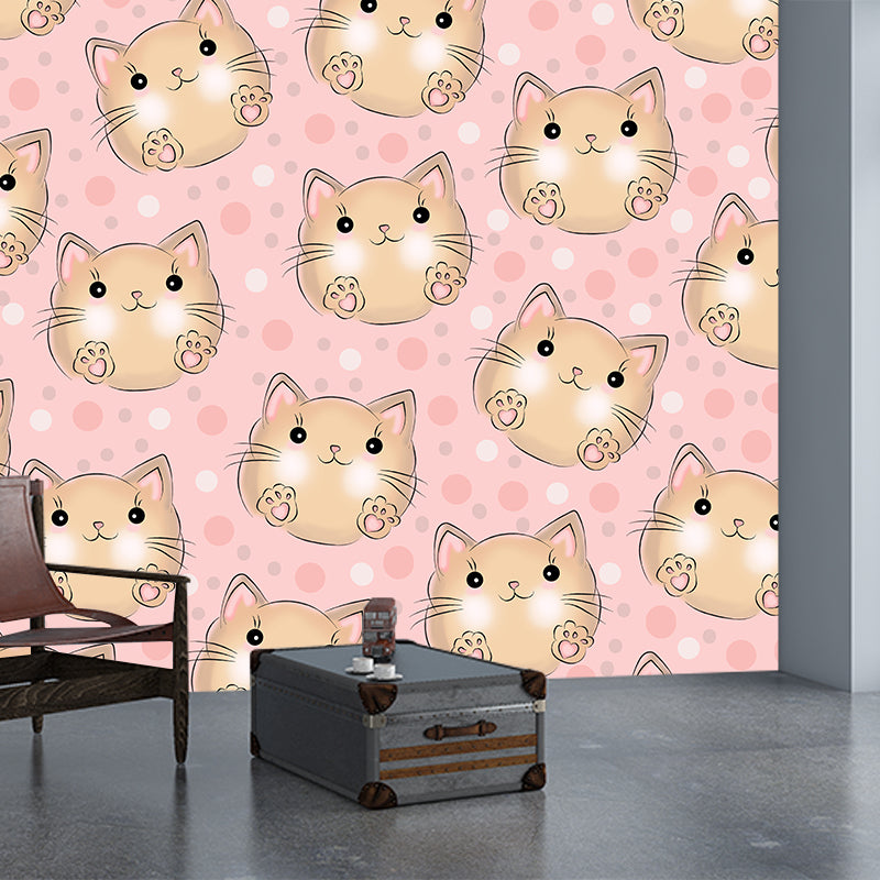 Eco-friendly Illustration Wall Mural Wallpaper Animals Decoration Sitting Room Wall Mural