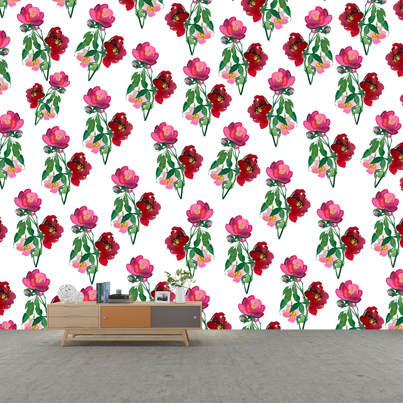 Illustration Wall Mural Wallpaper Plant Sitting Room Wall Mural