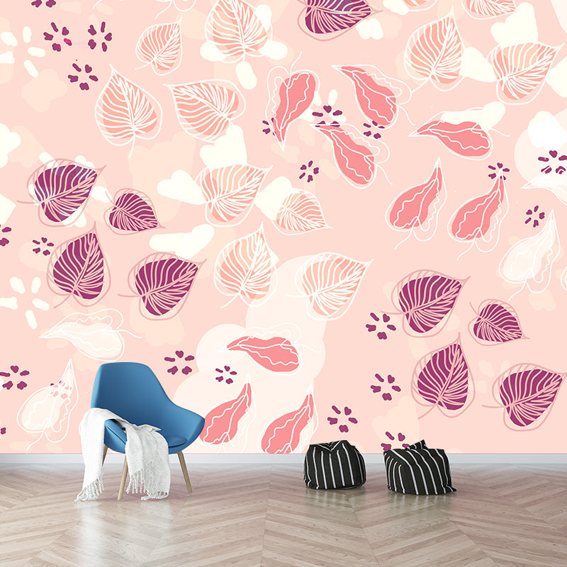 Illustration Wall Mural Wallpaper Plant Sitting Room Wall Mural