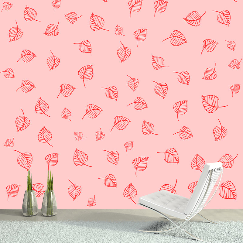 Illustration Environment Friendly Mural Wallpaper Plant Painting Living Room Wall Mural