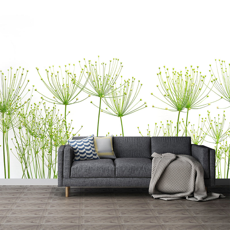 Environmental Wall Mural Wallpaper Plant Illustration Bedroom Wall Mural