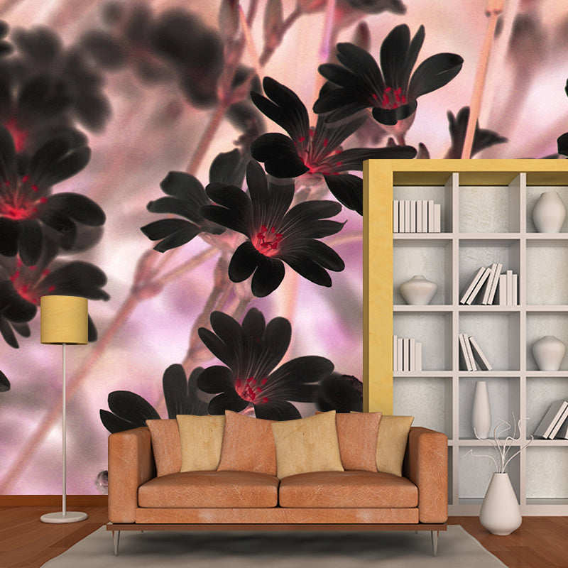 Environmental Wall Mural Wallpaper Plant Illustration Bedroom Wall Mural
