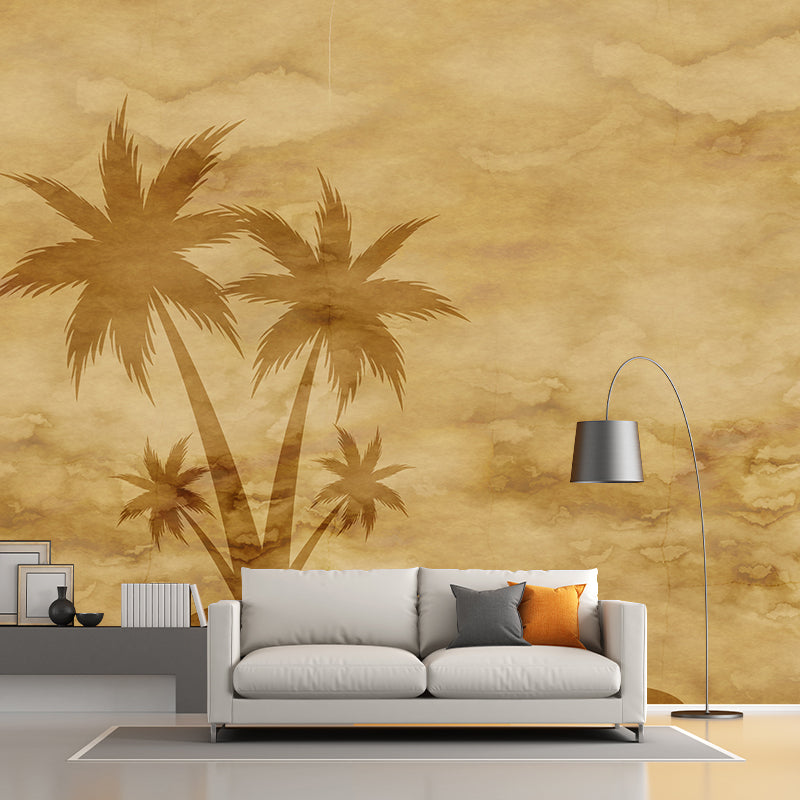 Modern Style Wall Mural Wallpaper Plant Illustration Bedroom Wall Mural