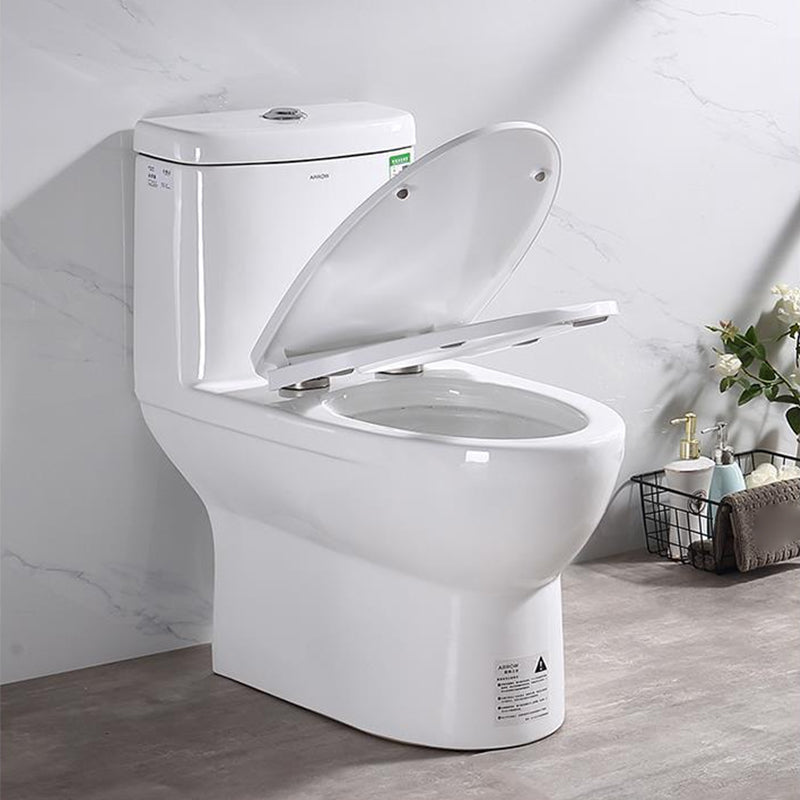 Traditional 1-Piece Flush Toilet Floor Mount Urine Toilet for Washroom
