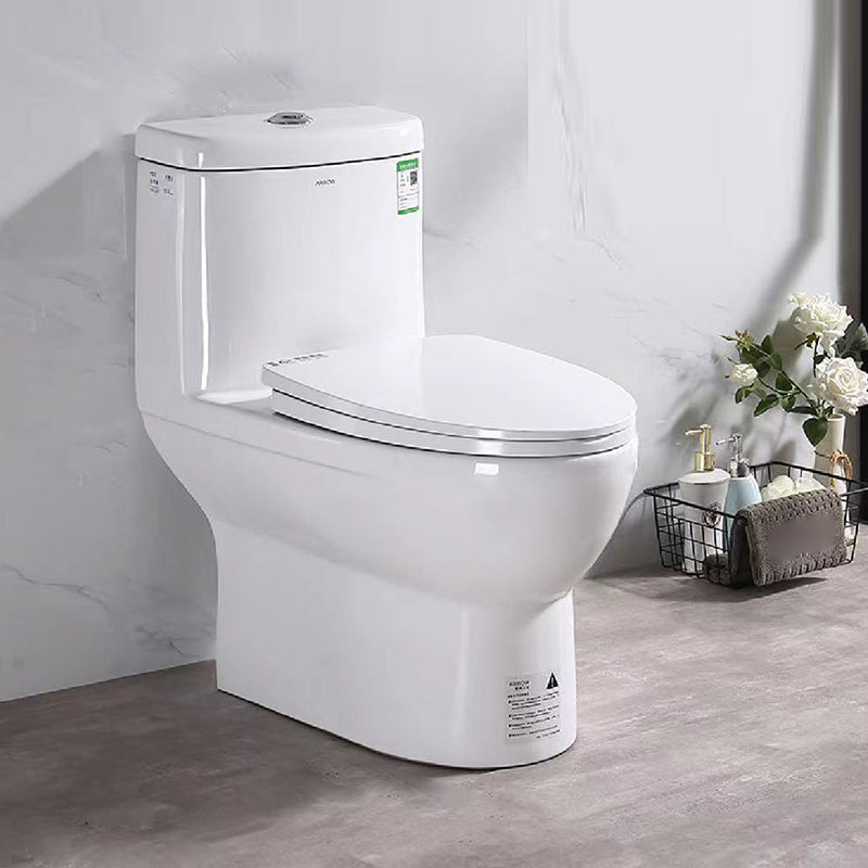 Traditional 1-Piece Flush Toilet Floor Mount Urine Toilet for Washroom