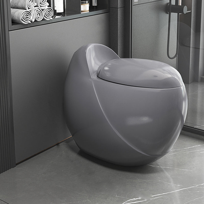 Contemporary Skirted Toilet Bowl One Piece Urine Toilet with Seat
