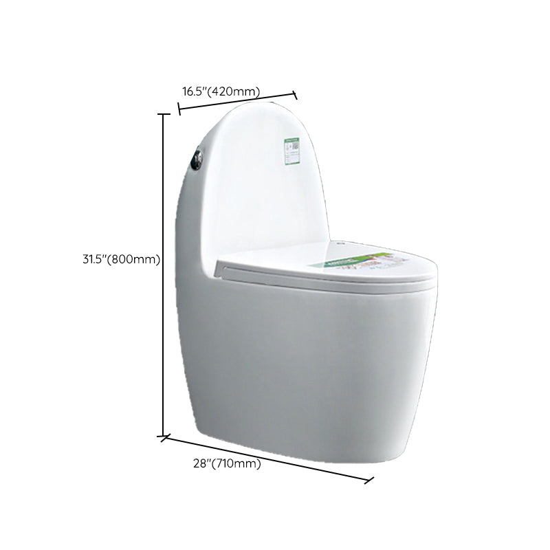 Modern One Piece Flush Toilet Floor Mount Urine Toilet for Bathroom