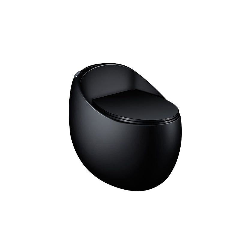 Modern All-In-One Round Toilet Bowl Floor Mounted Porcelain Urine Toilet