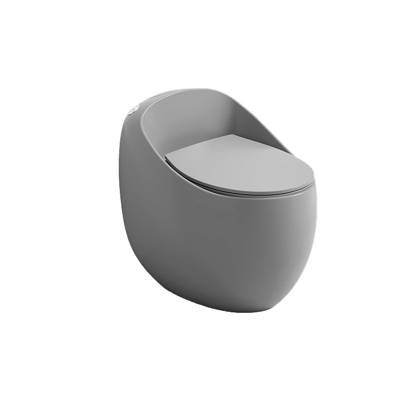 Modern All-In-One Round Toilet Bowl Floor Mounted Porcelain Urine Toilet