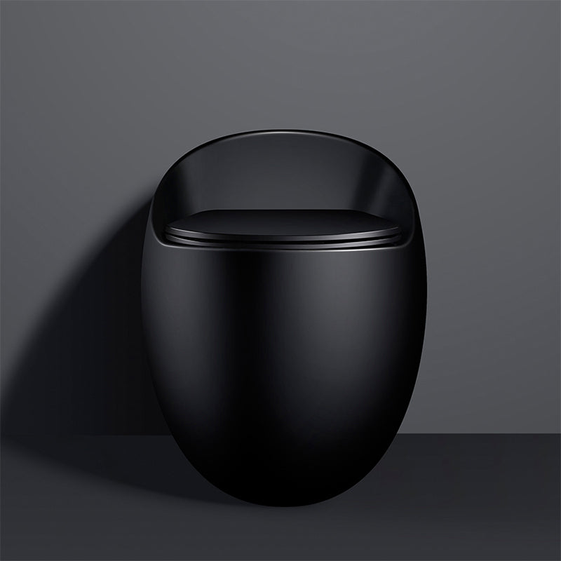 Modern All-In-One Round Toilet Bowl Floor Mounted Porcelain Urine Toilet