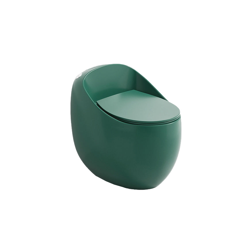 Modern All-In-One Round Toilet Bowl Floor Mounted Porcelain Urine Toilet