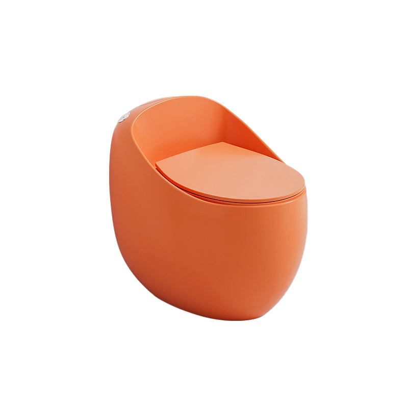Modern All-In-One Round Toilet Bowl Floor Mounted Porcelain Urine Toilet