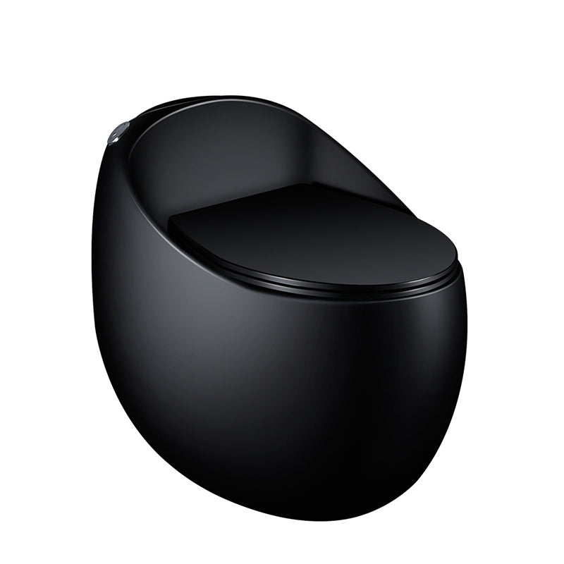 Modern All-In-One Round Toilet Bowl Floor Mounted Porcelain Urine Toilet