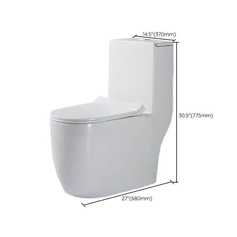 Modern One-Piece Flush Toilet Floor Mount Urine Toilet for Washroom