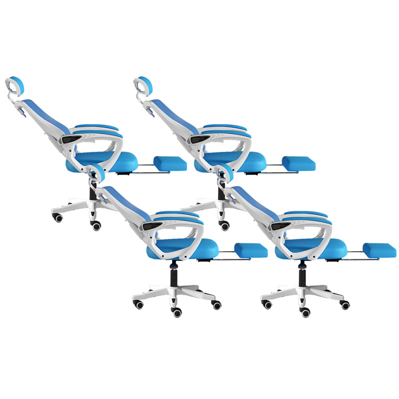 Modern Padded Arms Desk Chair No Distressing Ergonomic Office Chair with Wheels