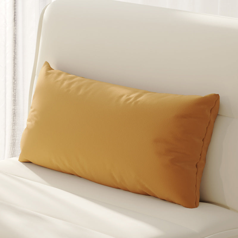 Pillow Back Convertible Sofa with Storage Glam Fabric Sofa Bed