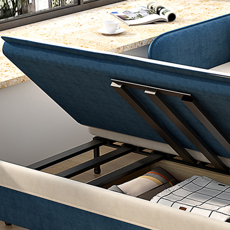 33" Wide Glam Futon Sofa Bed Futon Cushion Back Sleeper Sofa