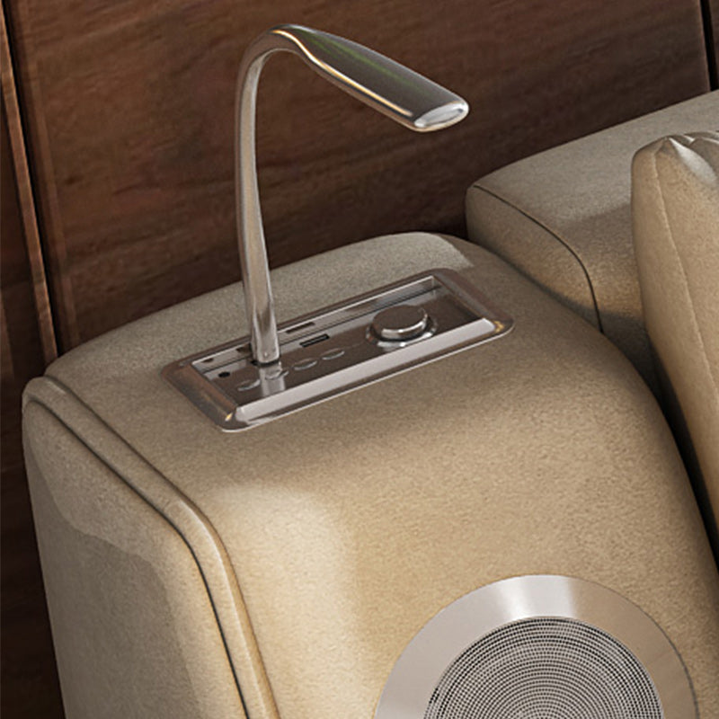 32"W Scandinavian Futon Sofa Bed Leather White Futon Sleeper Sofa