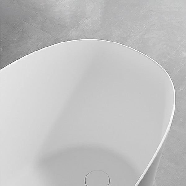 Stone Single Slipper Bathtub Antique Finish Freestanding Bath Tub