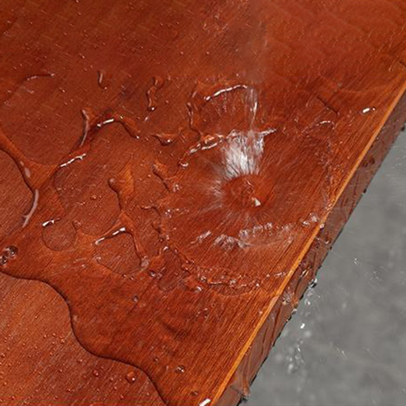 Contemporary Rectangle Bar Table Solid Wood Bar Dining Table with Trestle Base