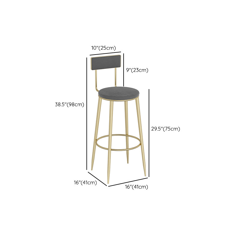 Contemporary Counter Height Pub Set 1/3/5 Pcs Bar Table and Stools with Metal Frame