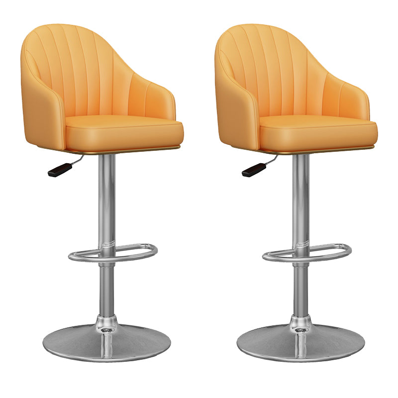 Industrial Backrest Bar Stool Adjustable Counter Stool for Hone