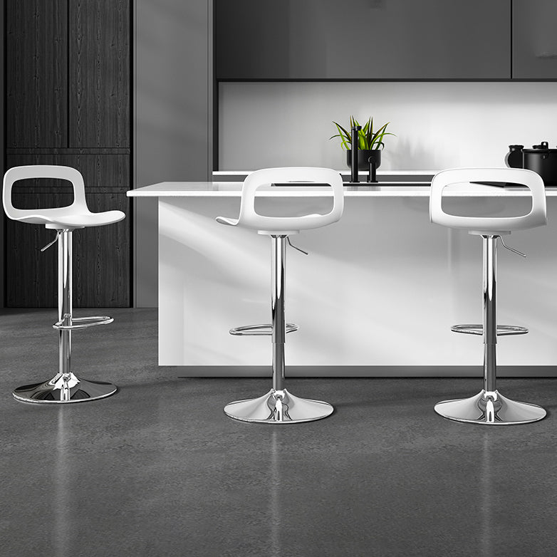 Adjustable Height Barstools Industrial Bar Stools with Metal Base