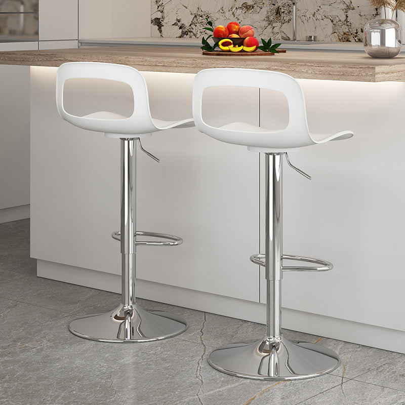 Adjustable Height Barstools Industrial Bar Stools with Metal Base