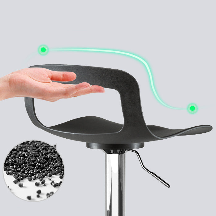 Adjustable Height Barstools Industrial Bar Stools with Metal Base