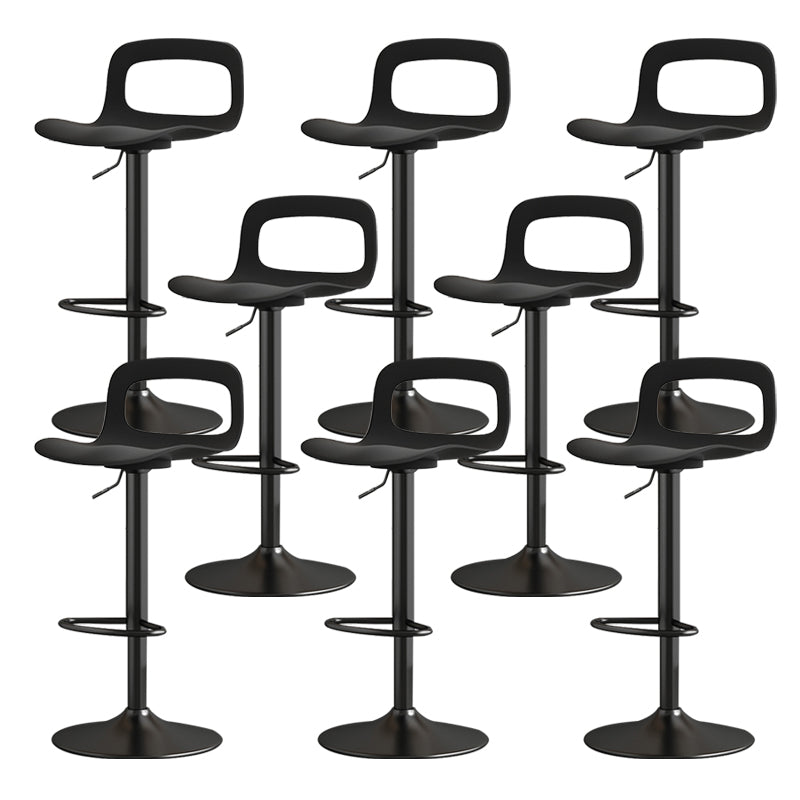 Adjustable Height Barstools Industrial Bar Stools with Metal Base