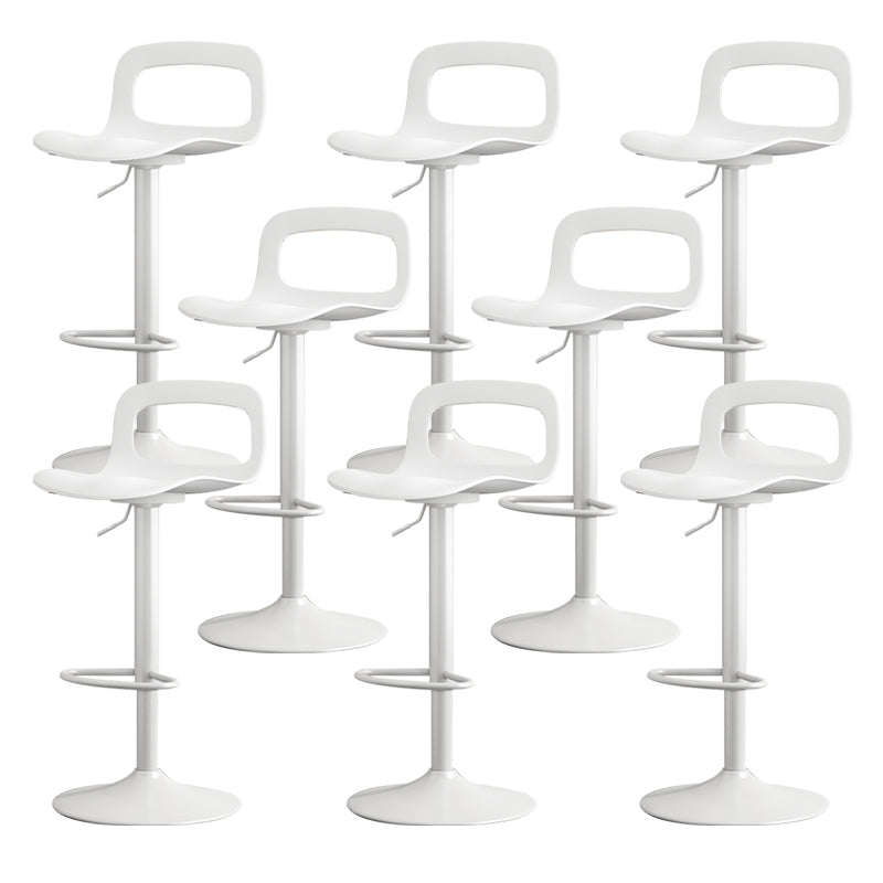 Adjustable Height Barstools Industrial Bar Stools with Metal Base