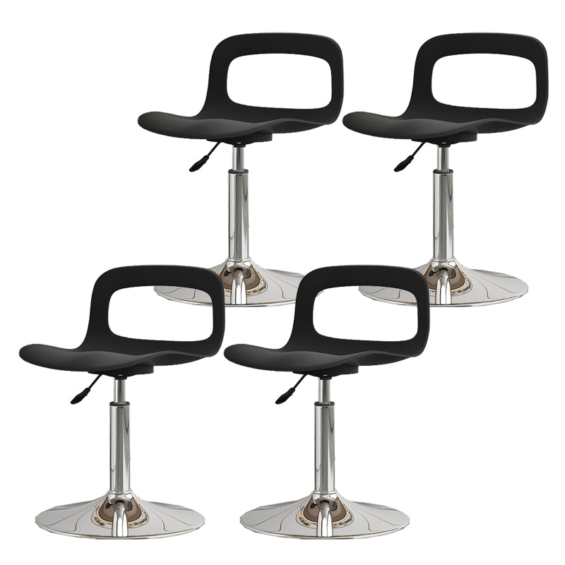 Adjustable Height Barstools Industrial Bar Stools with Metal Base