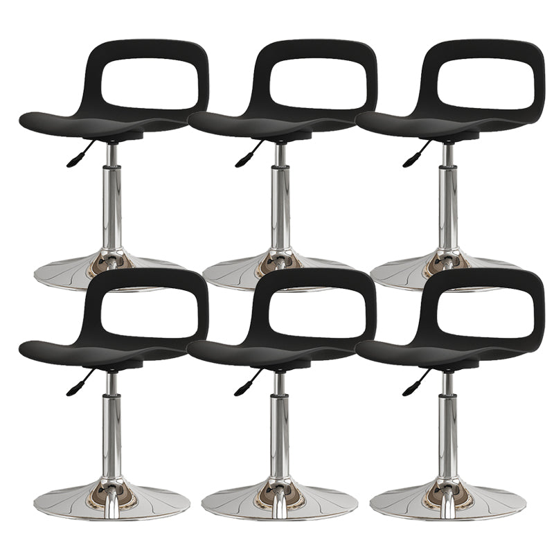 Adjustable Height Barstools Industrial Bar Stools with Metal Base