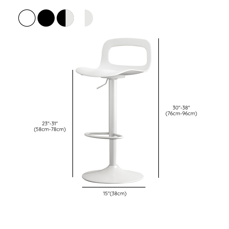 Adjustable Height Barstools Industrial Bar Stools with Metal Base