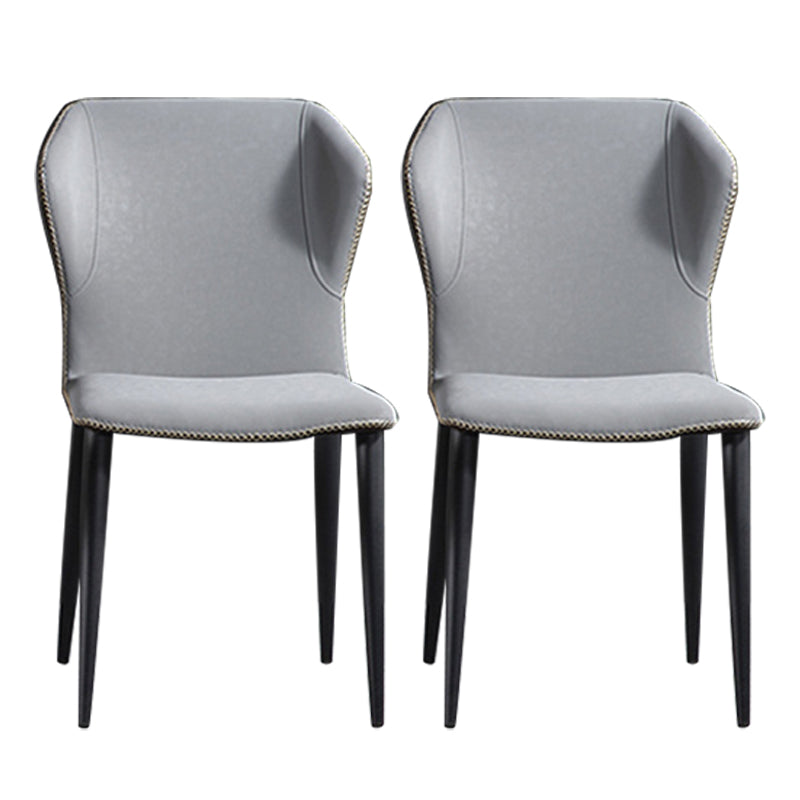 Industrial Upholstered Armless Dining Chairs Dining Room Side Chair