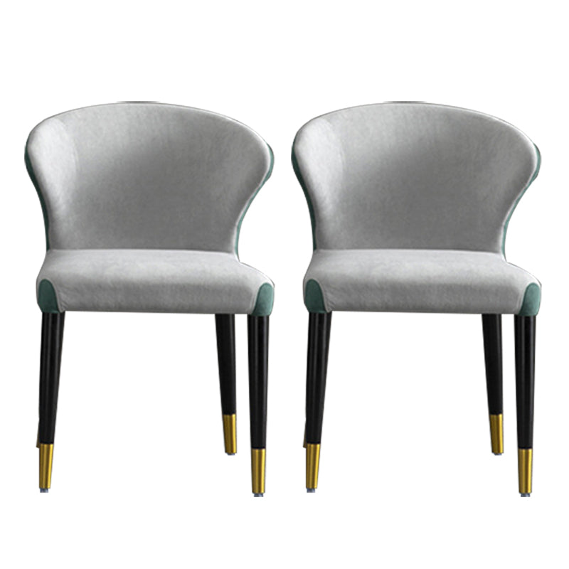 Industrial Upholstered Armless Dining Chairs Dining Room Side Chair