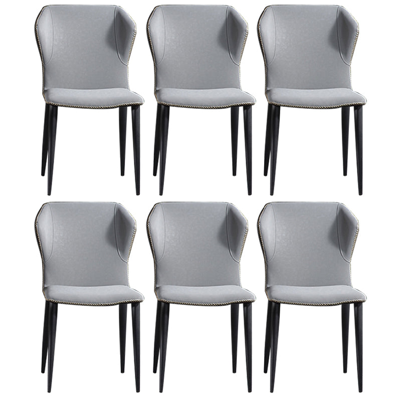 Industrial Upholstered Armless Dining Chairs Dining Room Side Chair
