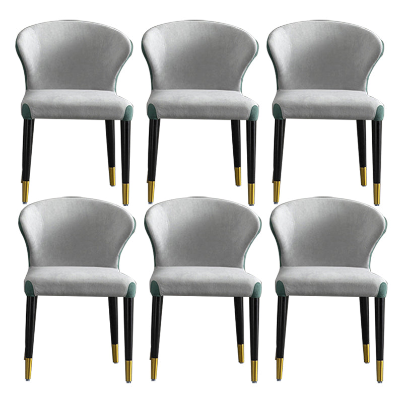 Industrial Upholstered Armless Dining Chairs Dining Room Side Chair